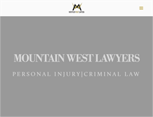 Tablet Screenshot of mountainwestlawyers.com